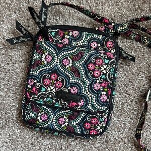 Vera Bradley Disney Park Exclusive iBlack and Pink Crossbody Bag